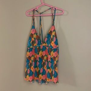 Zara floral top, brand new with tags